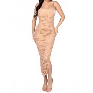 NEW PRIVY blossom bliss dress in nude